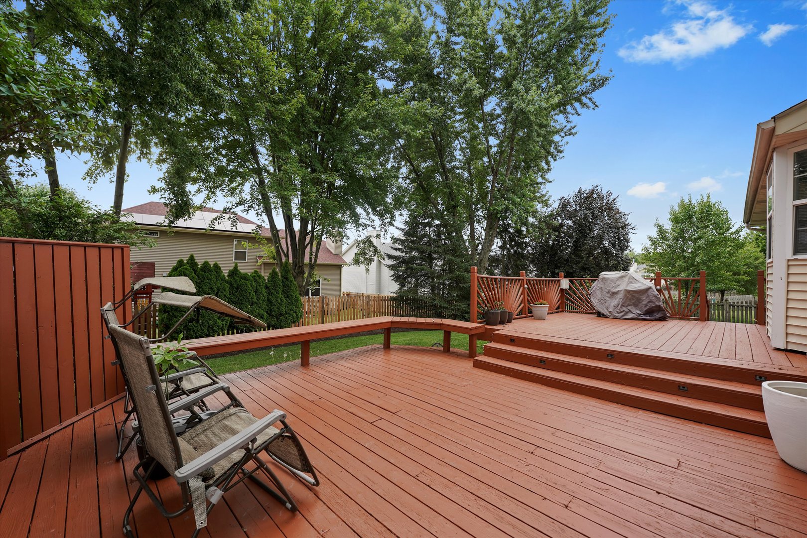 167 Forestview Court Aurora, IL 60502 - Photo 34 of 48 a view of a bench in a balcony