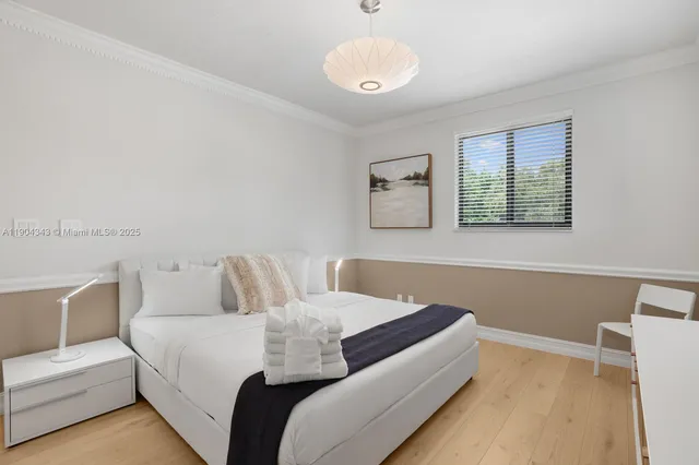 a bed room with a bed and a couch