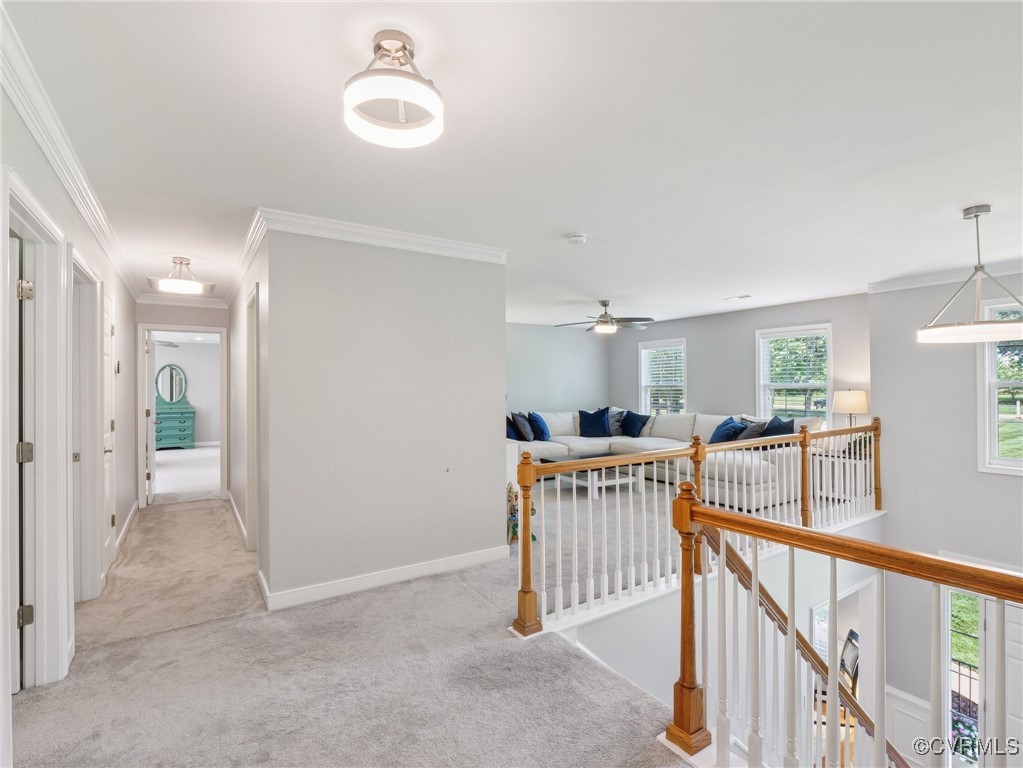 13625 Brandy Oaks Road Chesterfield, VA 23832 - Photo 15 of 42 2ND FLOOR HALLWAY LOOKING INTO LOFT AREA
