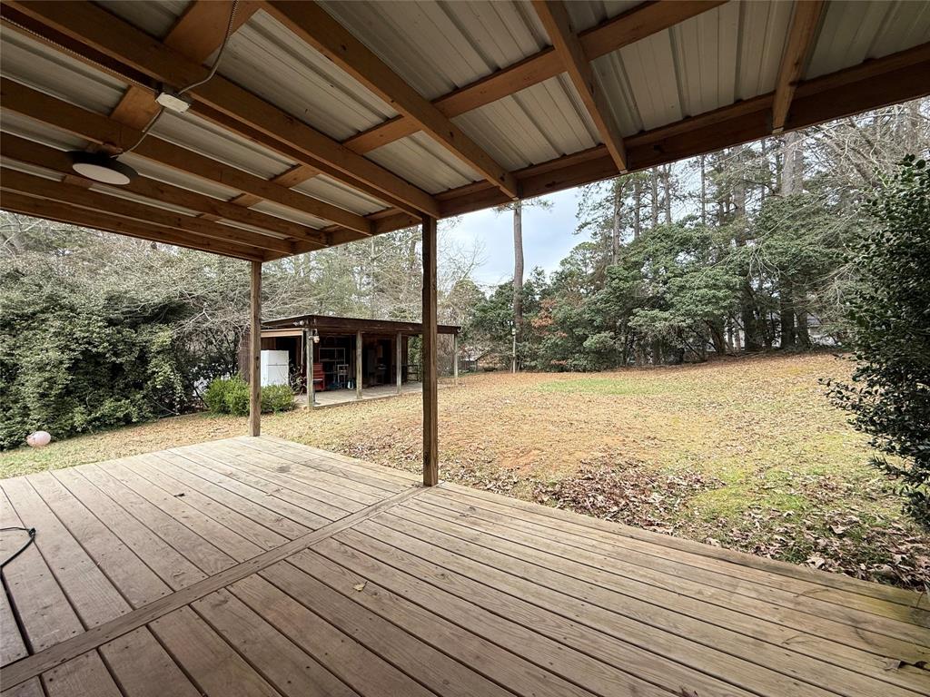 2104 Greenbriar Drive Ruston, LA 71270 - Photo 25 of 35 a view of backyard with mountain view and wooden floor