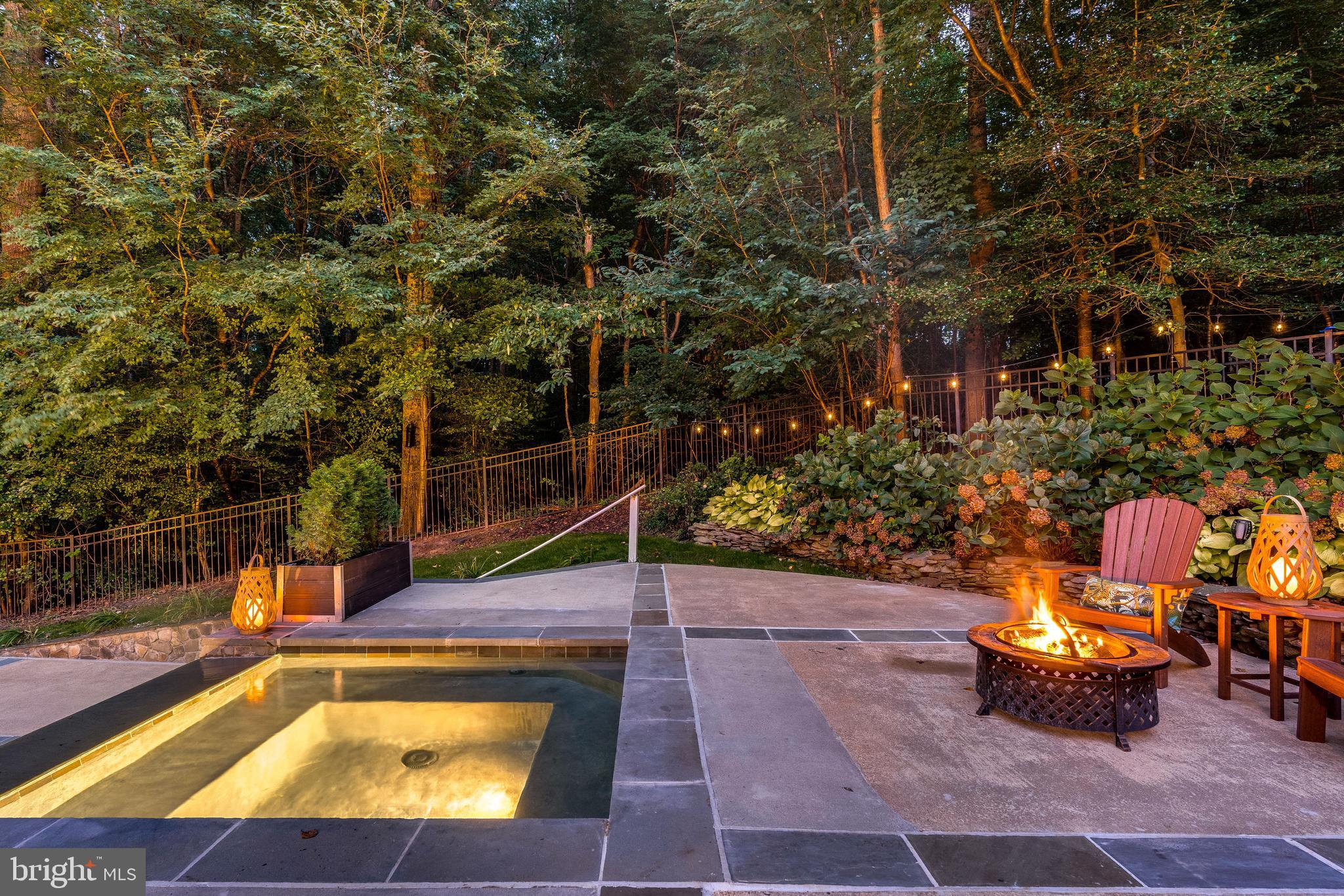 3113 Fox Mill Road Oakton, VA 22124 - Photo 3 of 64 Relax in the Spa Overlooking the Pool.