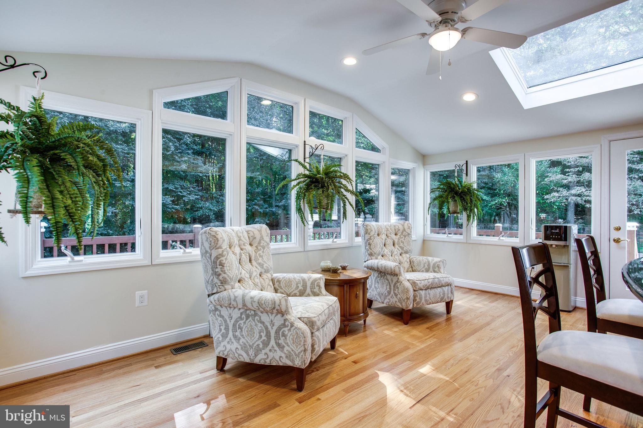 3113 Fox Mill Road Oakton, VA 22124 - Photo 22 of 64 Sunroom filled with Light from Skylight.