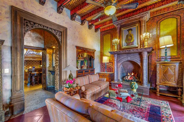 a outdoor space with patio lots of furniture