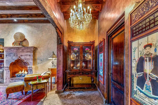 a outdoor space with lots of furniture and outdoor seating