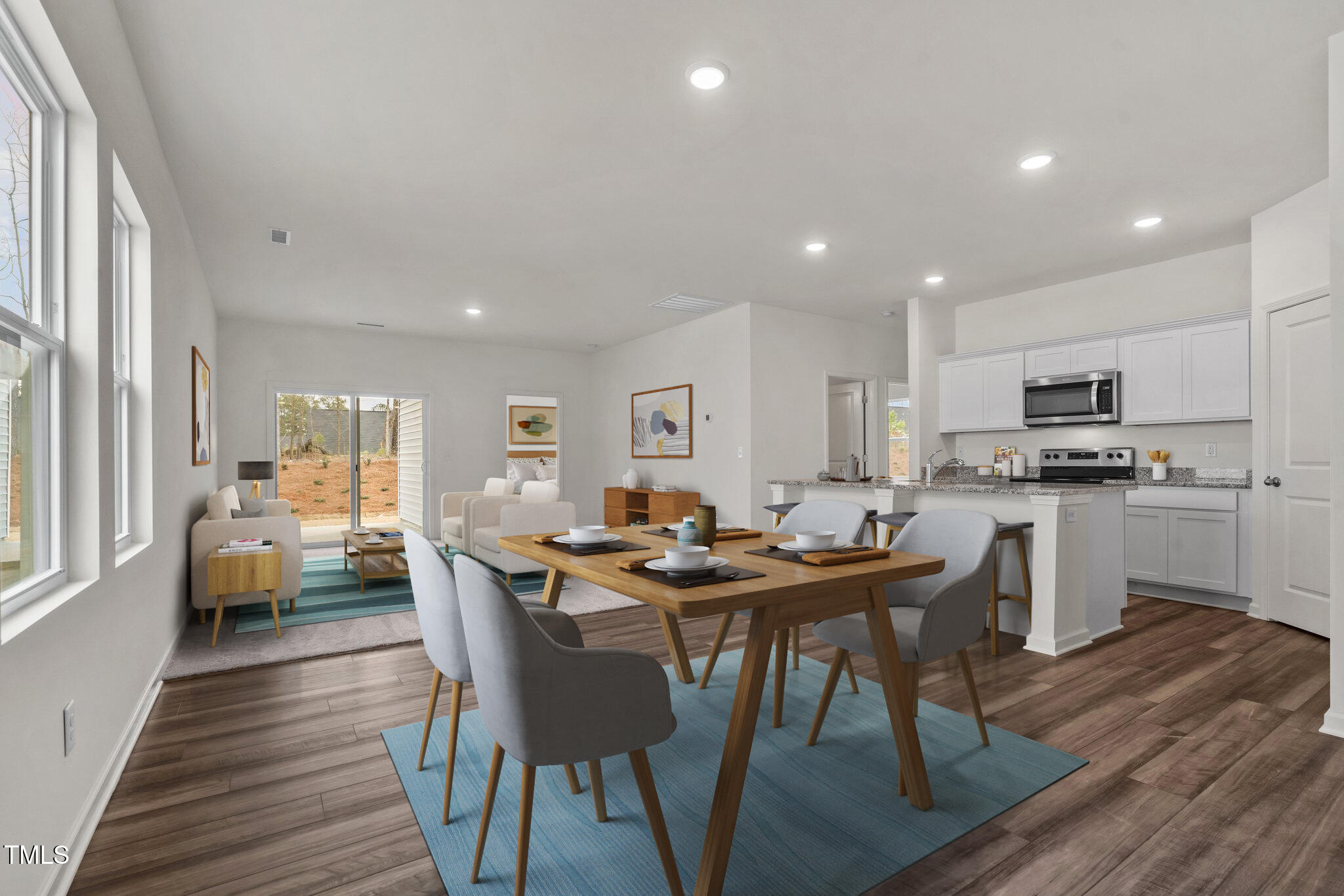 885 Embraer Way Spring Spring Hope, NC 27882 - Photo 6 of 35 glimmer_dining_kitchen_living