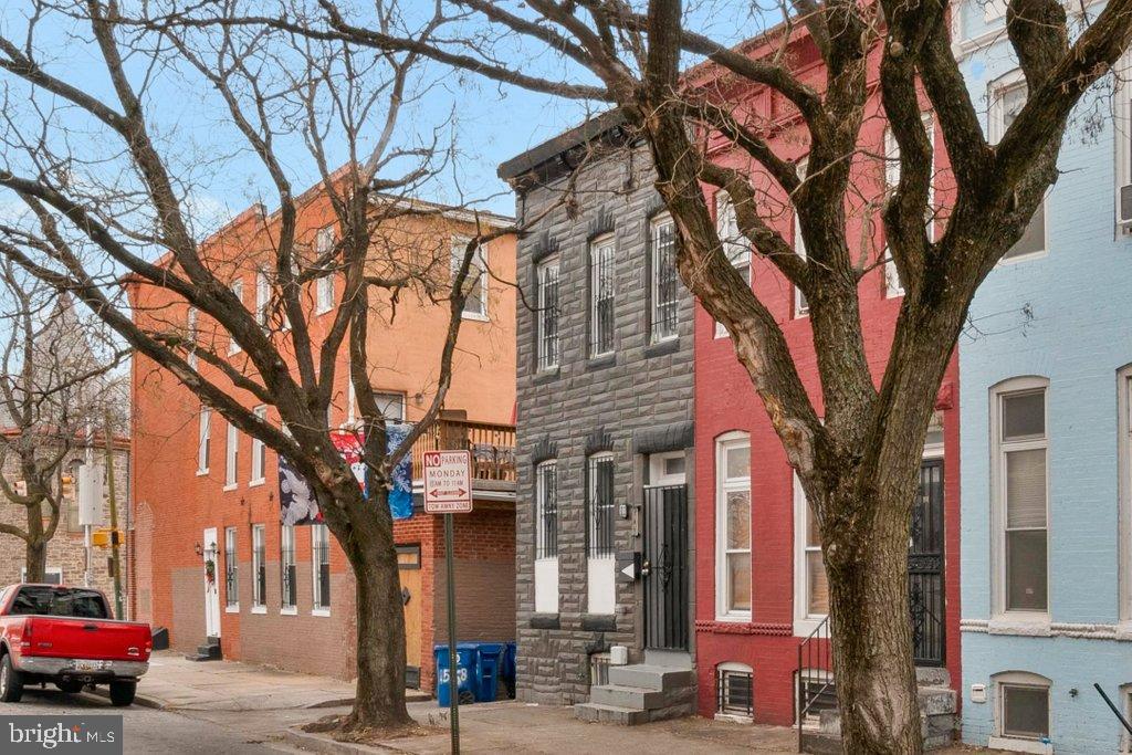 a tree in the middle of a building