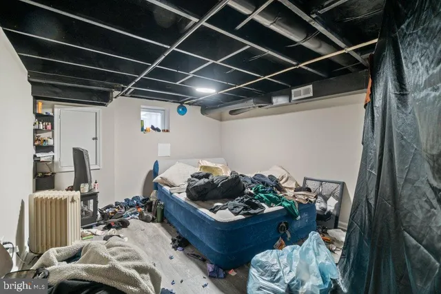 a room with furniture