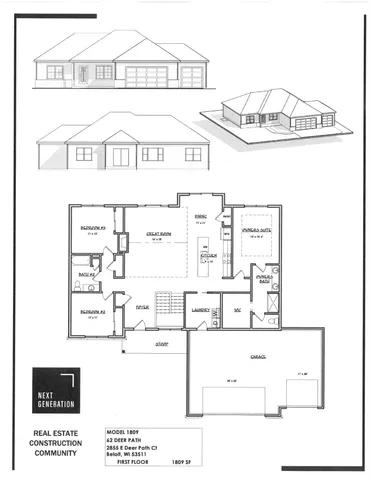 $499,900 | 2855 Deer Path Way, Beloit, WI 53511