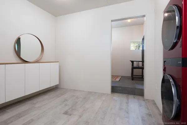 wooden floor in a room