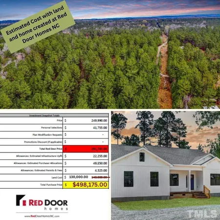 a view of a back yard with an outdoor space