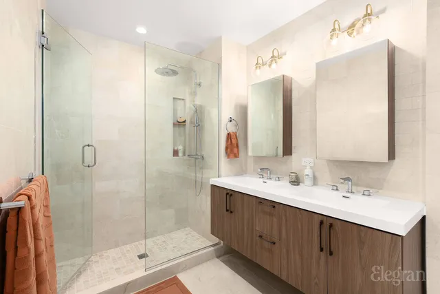 a view of a balcony with city view