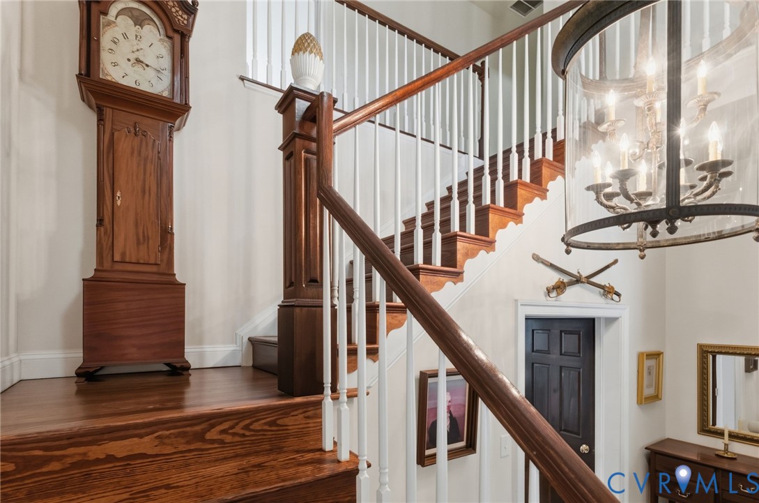 13173 Scotchtown Road Beaverdam, VA 23015 - Photo 13 of 65 a view of entryway and hall with wooden floor