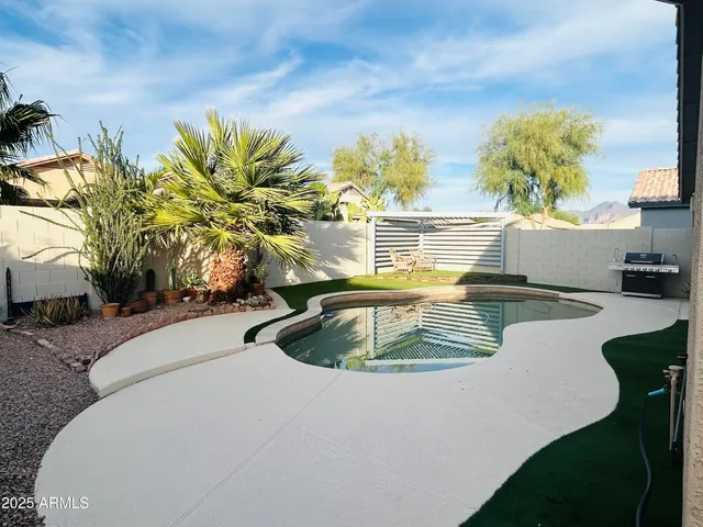 a ocean view with beach