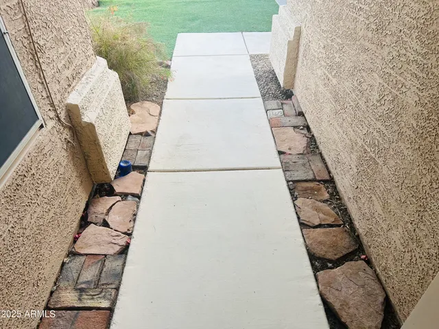 wooden floor with furniture