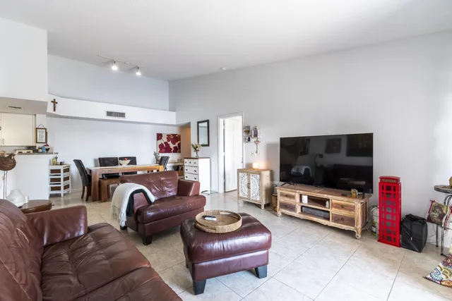 a view of lake from a yard