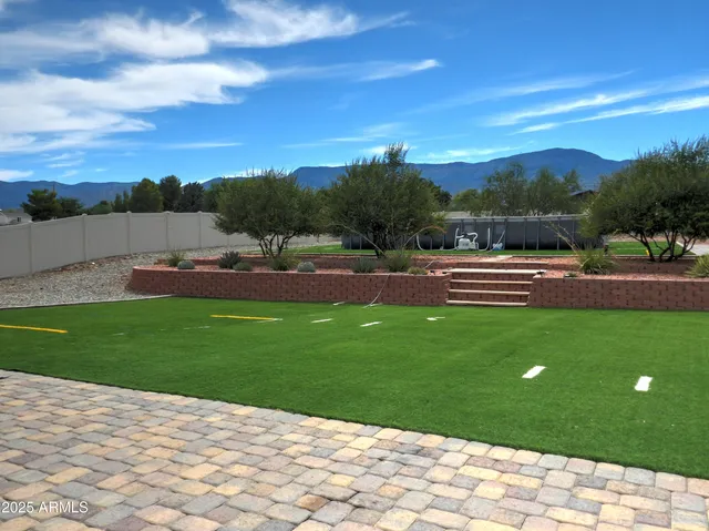 a view of outdoor space with yard