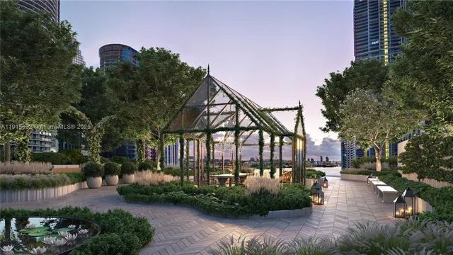 a view of a balcony with city view