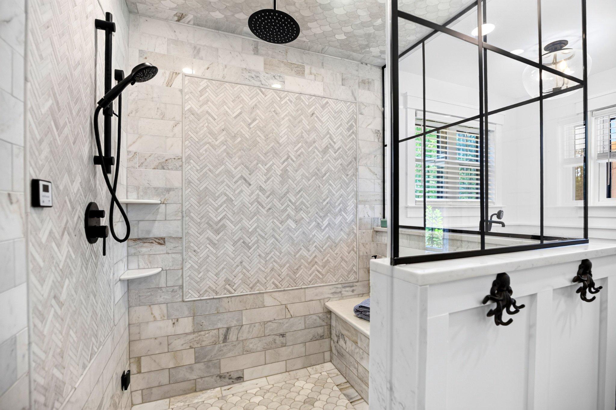 57 Island Road Monroeville, NJ 08343 - Photo 40 of 82 Elegant master marble shower retreat.