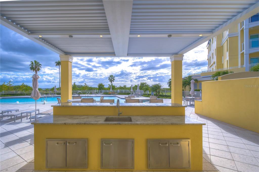 755 Collany Road, Unit 508 St. Petersburg, FL 33715 - Photo 76 of 99 Outdoor Bar and Kitchen