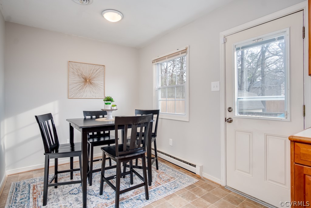 4705 Twelveoaks Road Midlothian, VA 23112 - Photo 11 of 25 a view of a dining room with furniture and windows
