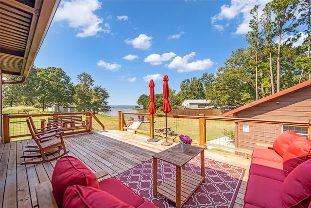 a view of a outdoor seating