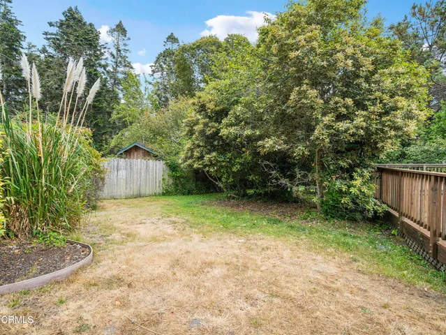 a view of a back yard