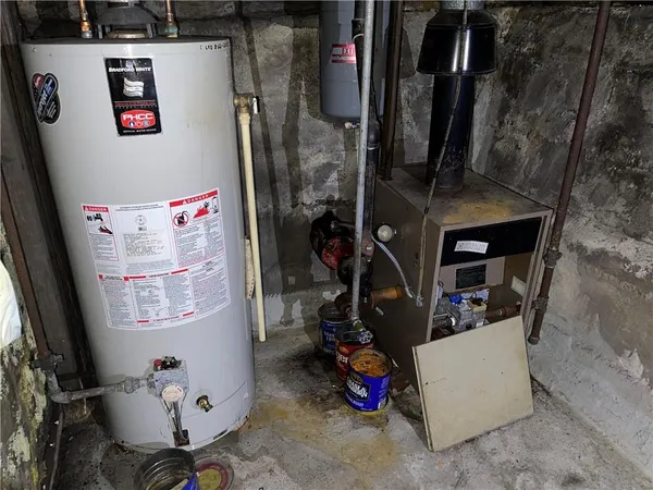 a view of storage and utility room