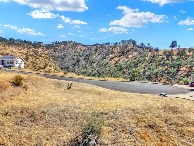 a view of a terrace with a bench