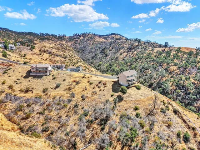 a view of a yard with a trees