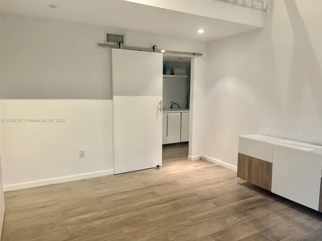 a view of empty room