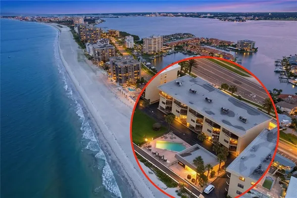 $599,000 | 3500 Gulf Boulevard, Unit 203, Belleair Beach, FL 33786