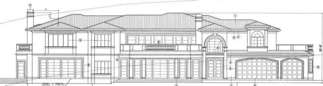 a view of a white building