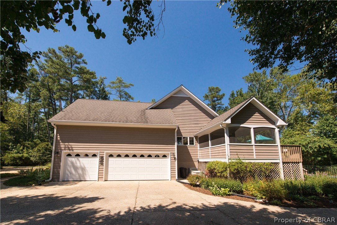 867 Oak Hill Road Lancaster, VA 22503 - Photo 41 of 46 Garage and Parking Area for Ample Storage!