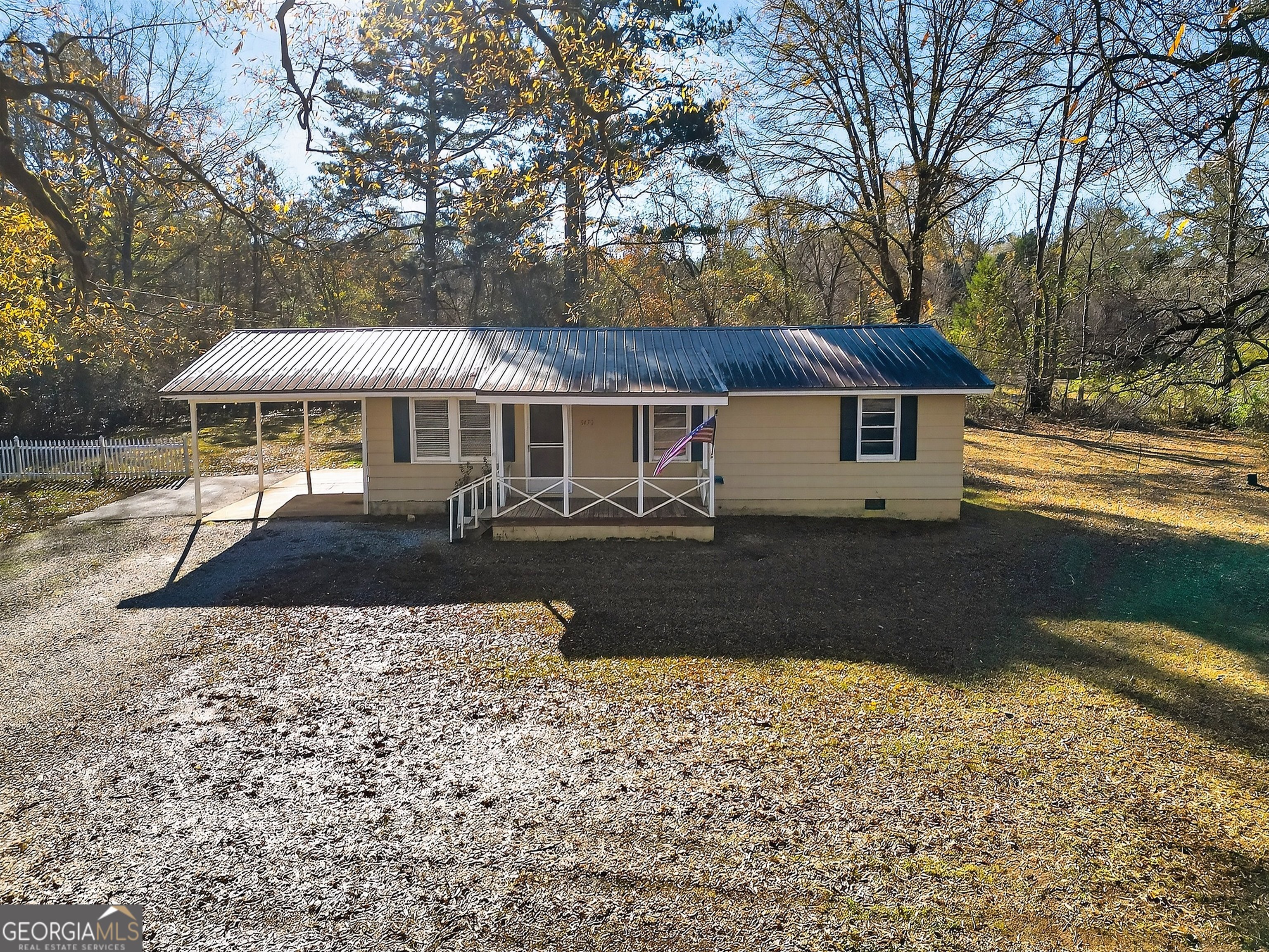 1470 Melville Brown Road Williamson, GA 30292 - Photo 28 of 36 a front view of a house with a yard