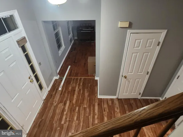 a view of an entryway with staircase