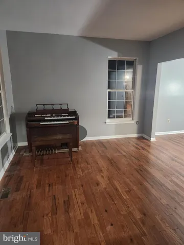 a view of wooden floor in a room