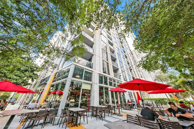 a view of a balcony with city view