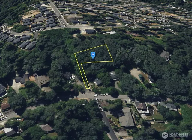 an aerial view of house with outdoor space