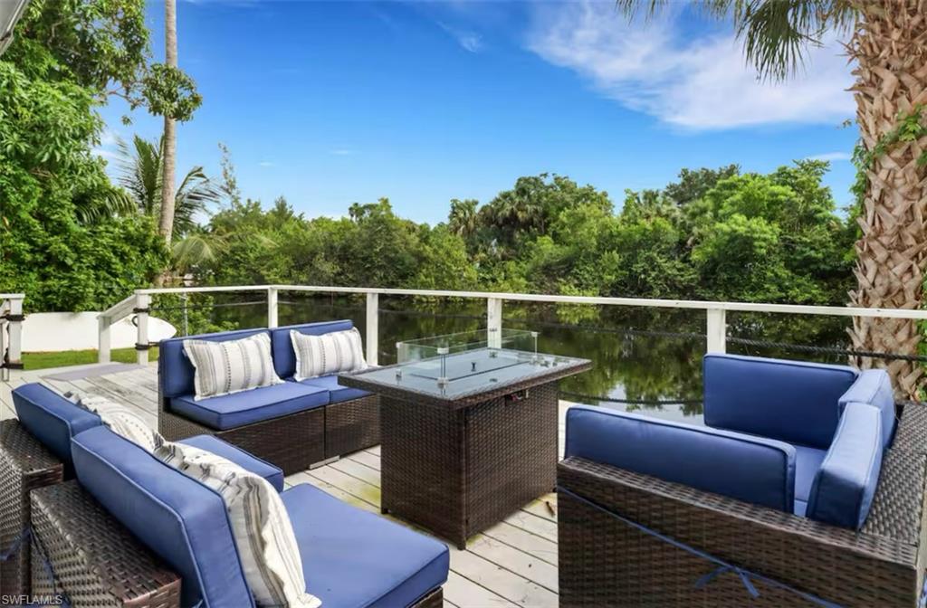 514 14th Street North Naples, FL 34102 - Photo 21 of 22 a deck view with a seating space
