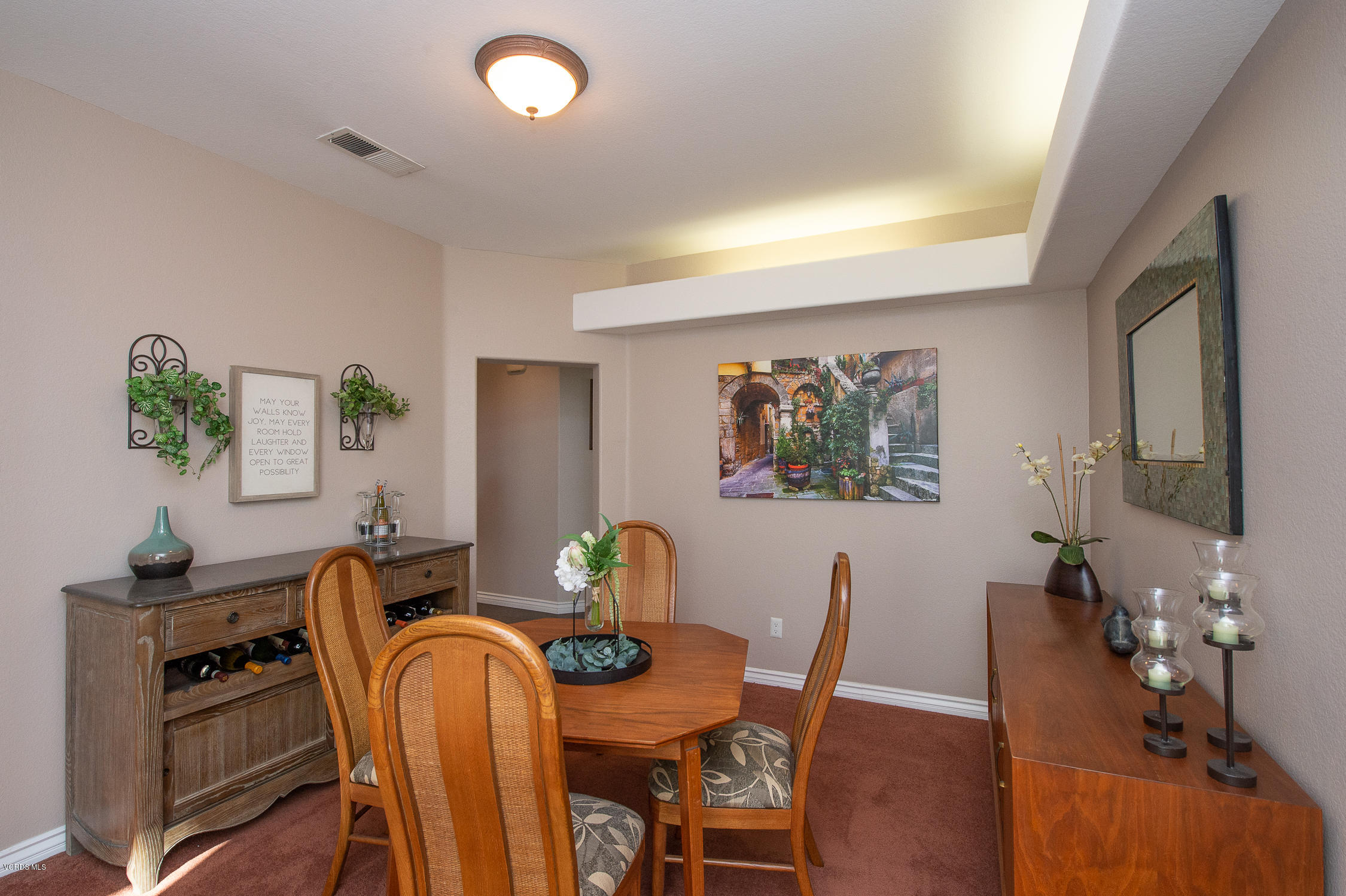 7354 Griffith Lane Moorpark, CA 93021 - Photo 12 of 53 a view of a dining room with furniture and wooden floor