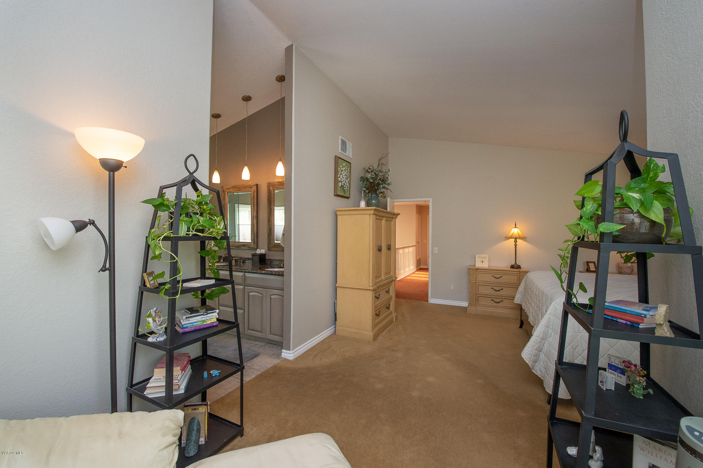 7354 Griffith Lane Moorpark, CA 93021 - Photo 39 of 53 a living room with furniture and a potted plant