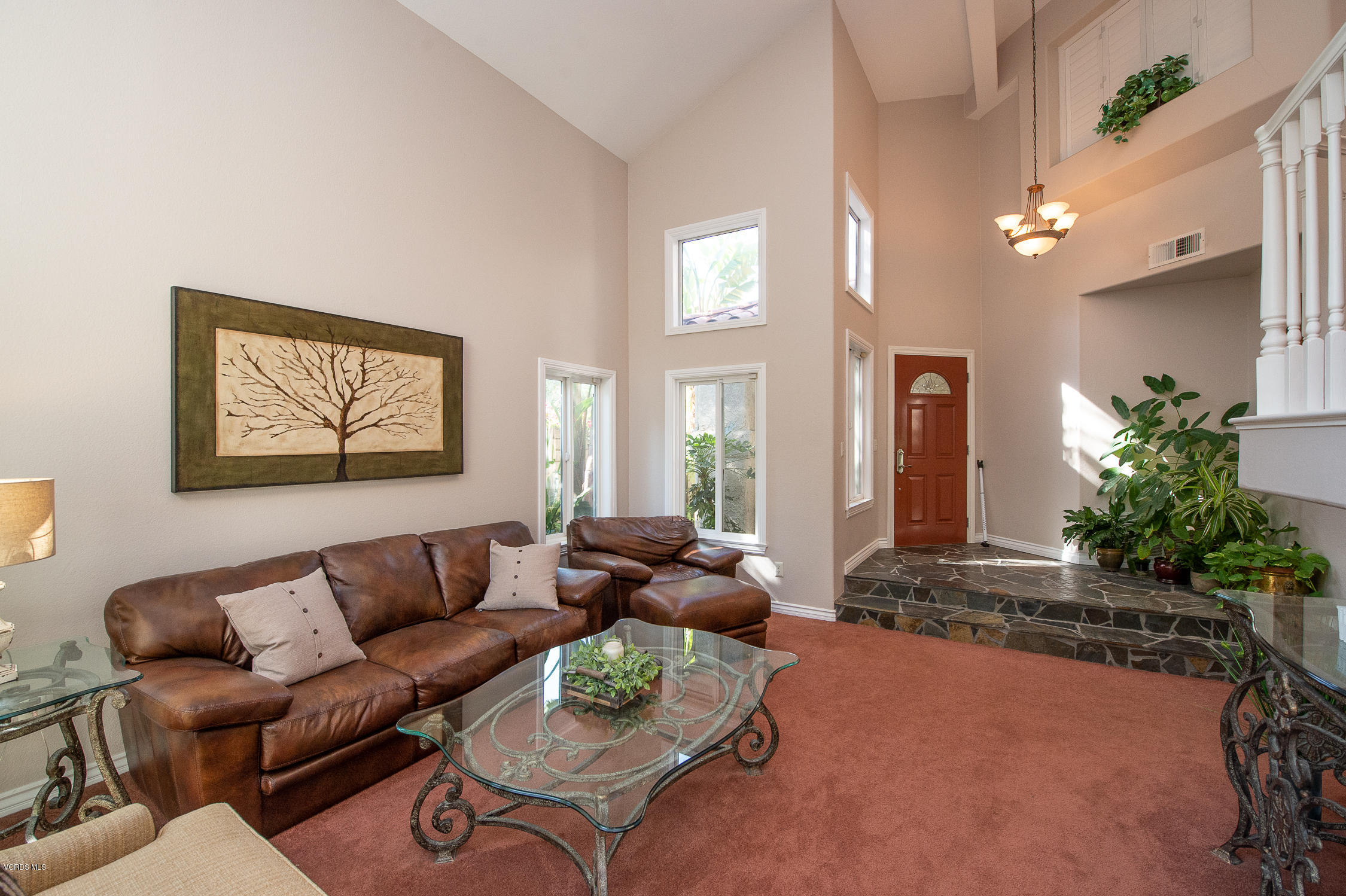 7354 Griffith Lane Moorpark, CA 93021 - Photo 8 of 53 a living room with furniture and a potted plant