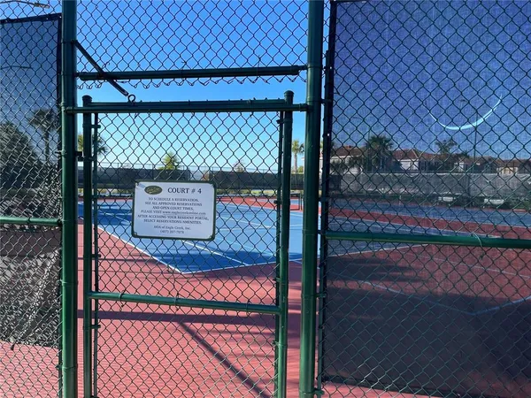 a view of a tennis court