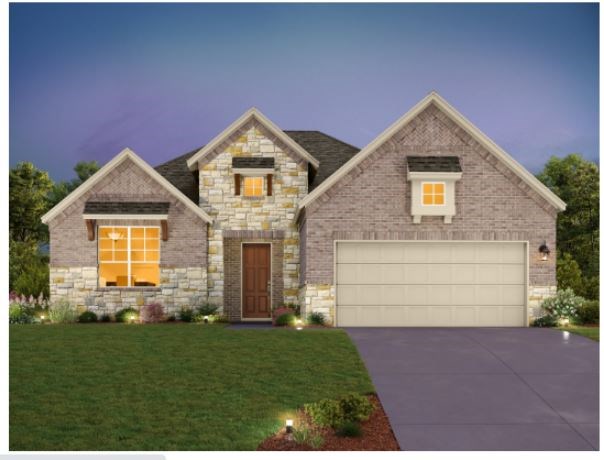 4232 Promontory Point Trail Georgetown, TX 78626 - Photo 1 of 1 a front view of a house with a yard and garage