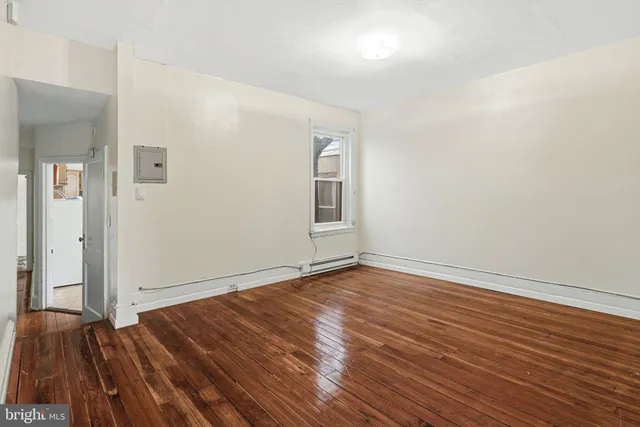 wooden floor in an empty room