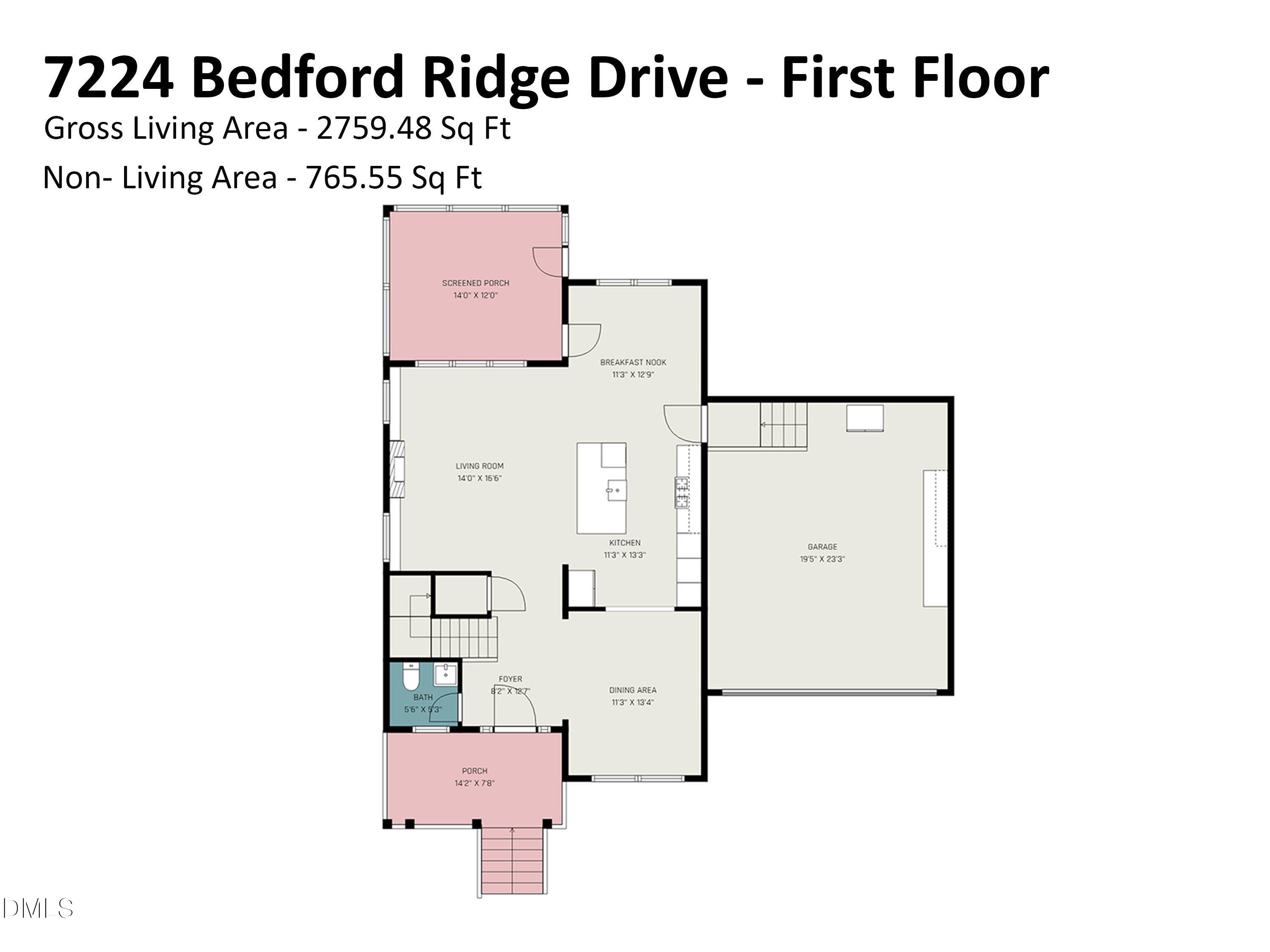 7224 Bedford Ridge Drive Apex, NC 27539 - Photo 31 of 42 First Floor