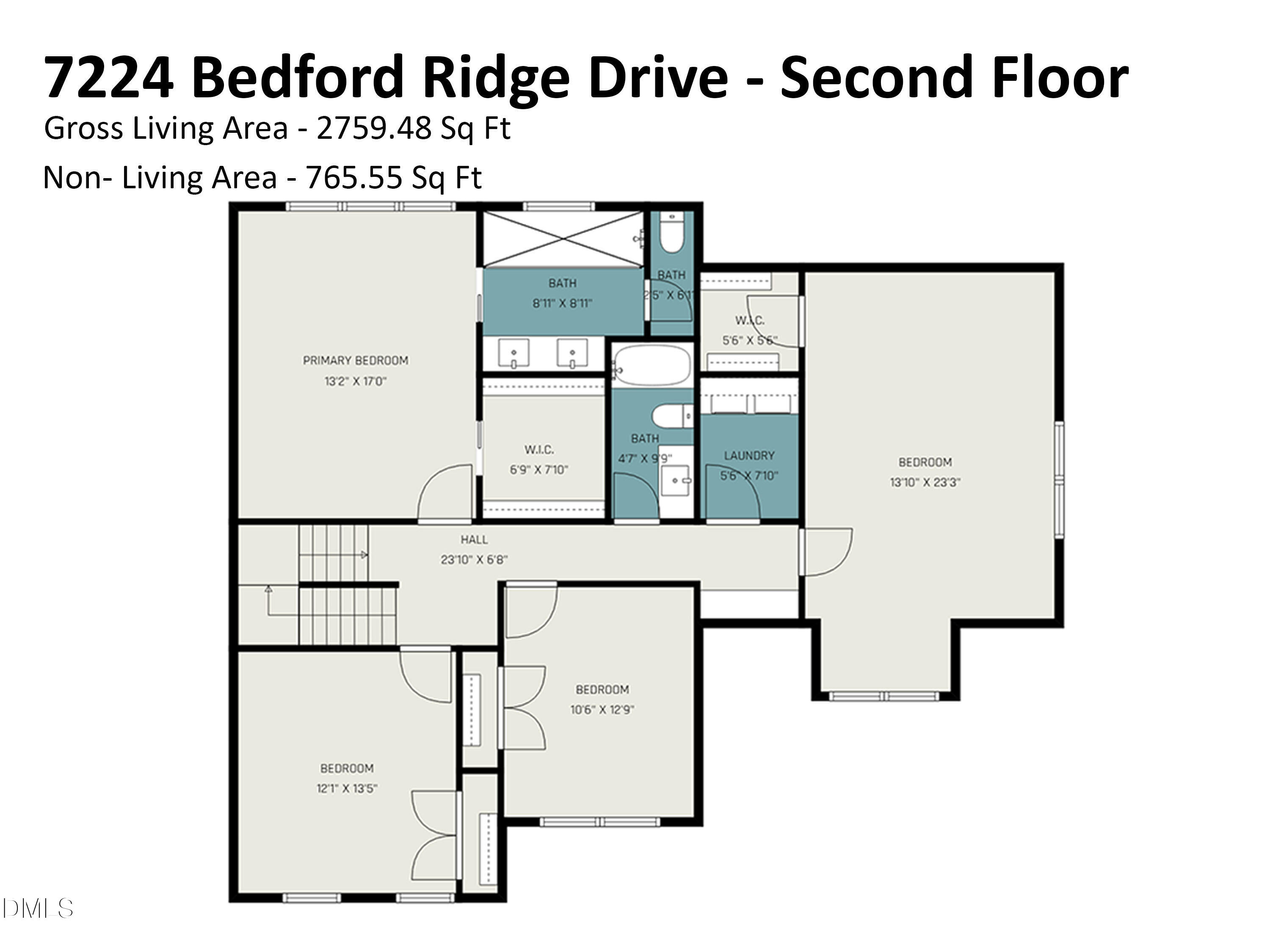 7224 Bedford Ridge Drive Apex, NC 27539 - Photo 32 of 42 Second Floor