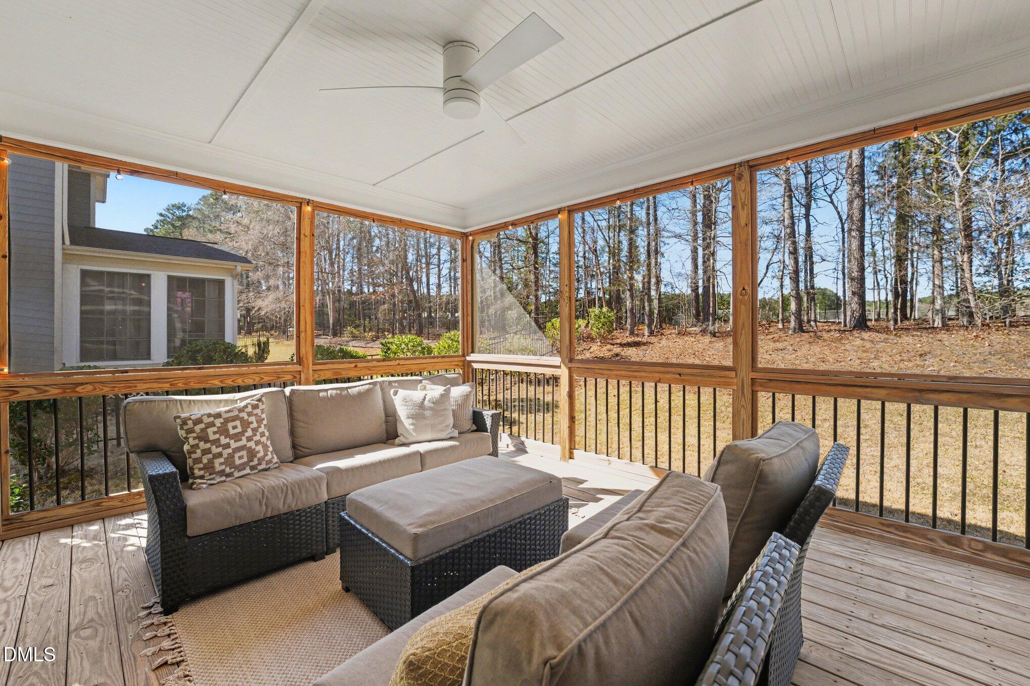 7224 Bedford Ridge Drive Apex, NC 27539 - Photo 34 of 42 Screened Porch