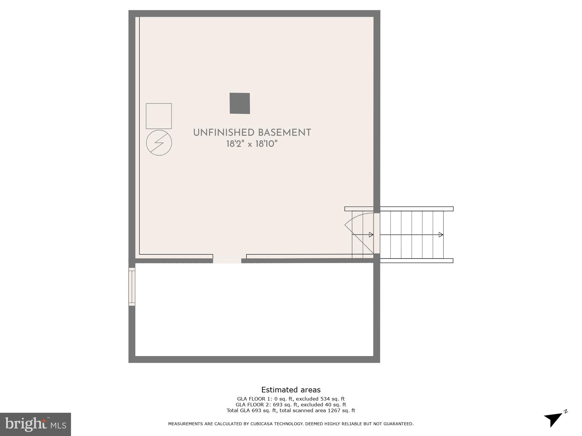 2630 Frederick Road Catonsville, MD 21228 - Photo 18 of 19 Floor Plan: Basement
