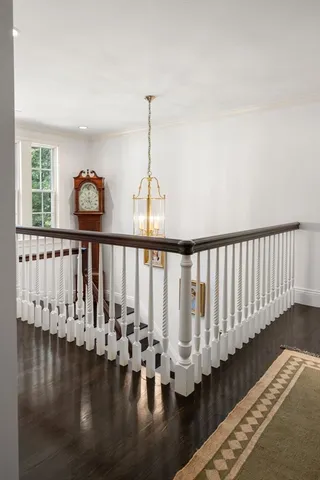 a view of wooden floor and a ocean view